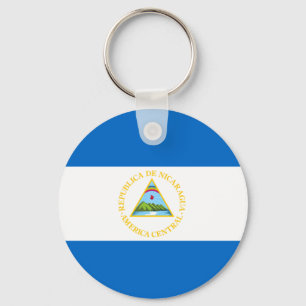 Llavero de la bandera de Nicaragua