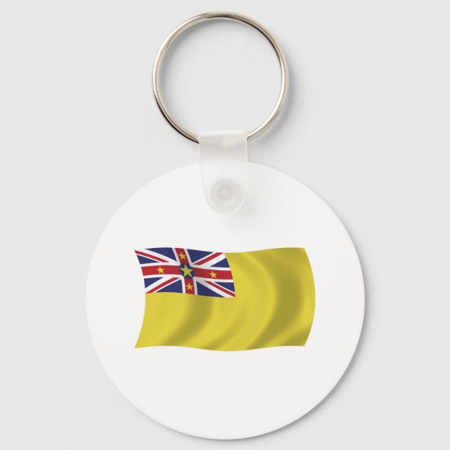 Llavero de la bandera de Niue (Anverso)
