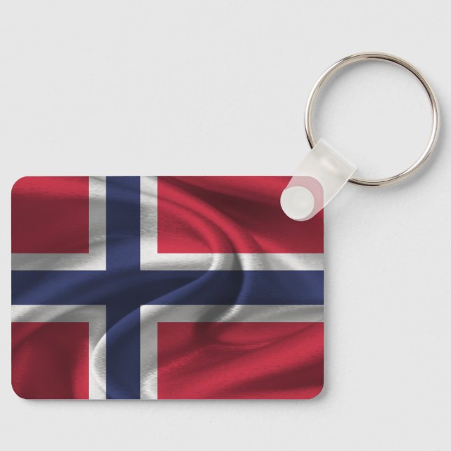 Llavero de la bandera de Noruega (Anverso)