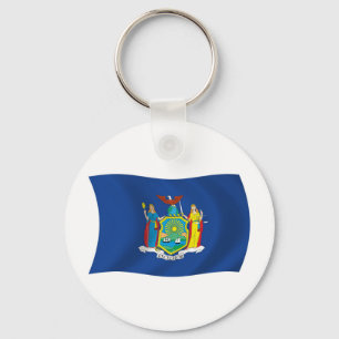 Llavero de la bandera de Nueva York