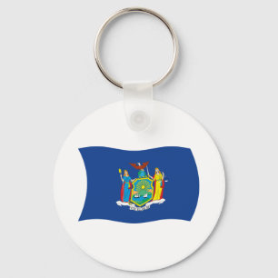 Llavero de la bandera de Nueva York
