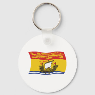 Llavero de la bandera de Nuevo Brunswick