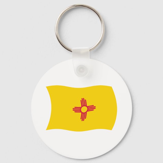 Llavero de la bandera de Nuevo México (Anverso)