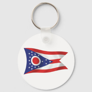 Llavero de la bandera de Ohio