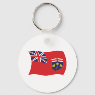 Llavero de la bandera de Ontario