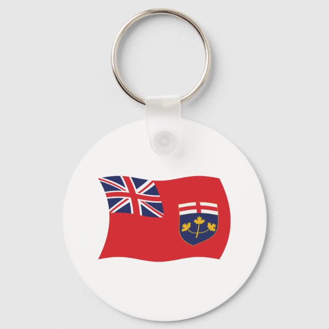 Llavero de la bandera de Ontario (Anverso)