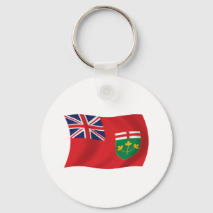 Llavero de la bandera de Ontario