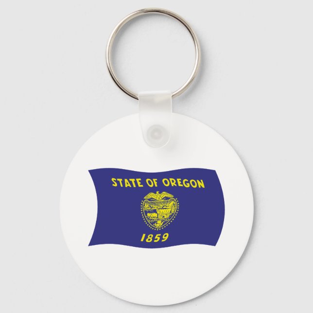 Llavero de la bandera de Oregon (Anverso)