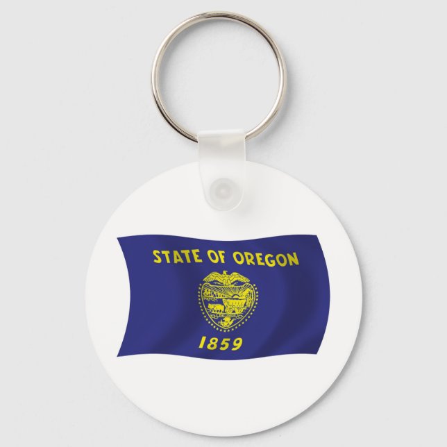 Llavero de la bandera de Oregon (Anverso)
