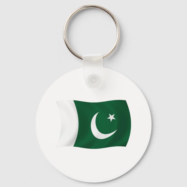 Llavero de la bandera de Pakistán (Anverso)