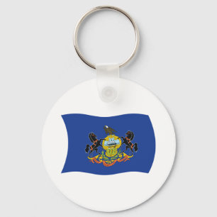 Llavero de la bandera de Pensilvania