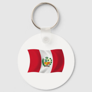Llavero de la bandera de Perú