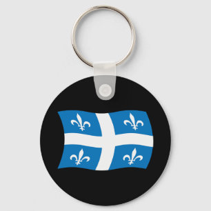 Llavero de la bandera de Quebec