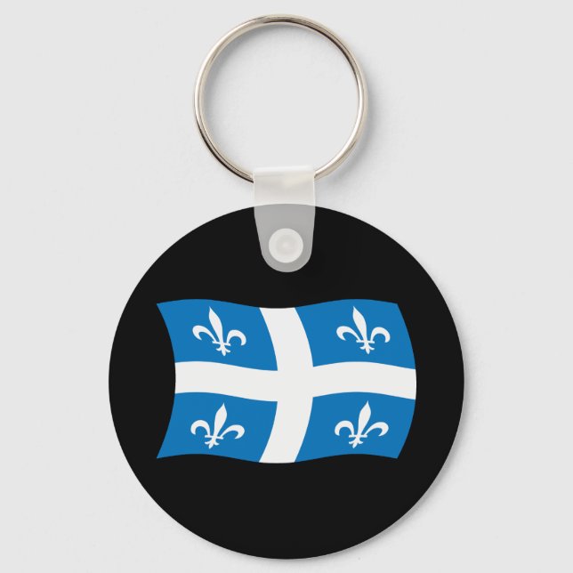 Llavero de la bandera de Quebec (Anverso)