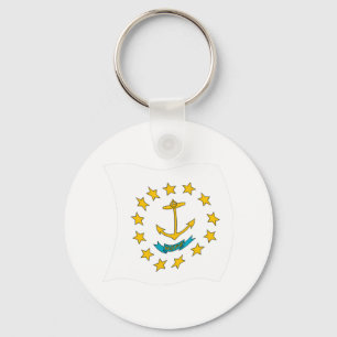Llavero de la bandera de Rhode Island