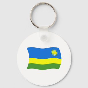 Llavero de la bandera de Ruanda