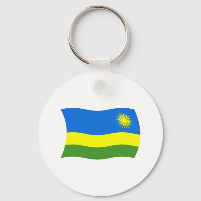 Llavero de la bandera de Ruanda (Anverso)