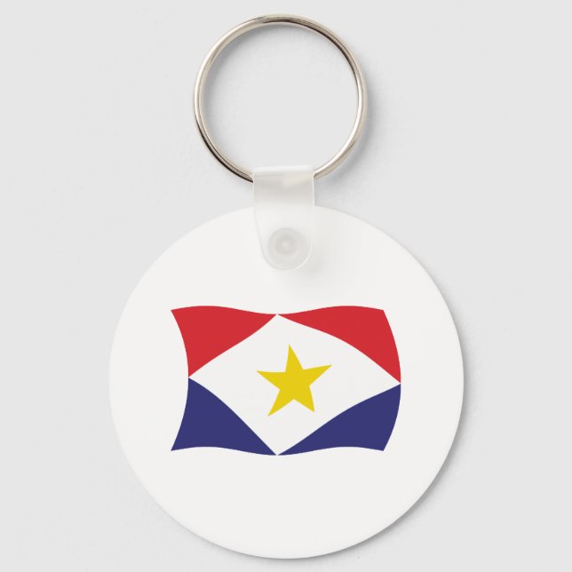 Llavero de la bandera de Saba (Anverso)