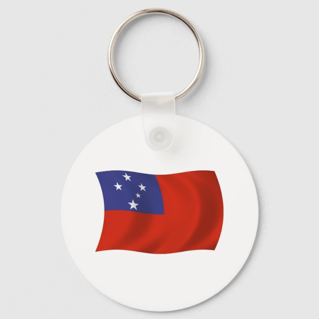 Llavero de la bandera de Samoa (Anverso)