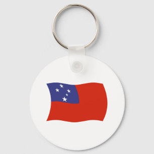 Llavero de la bandera de Samoa