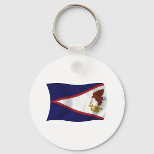 Llavero de la bandera de Samoa Americana