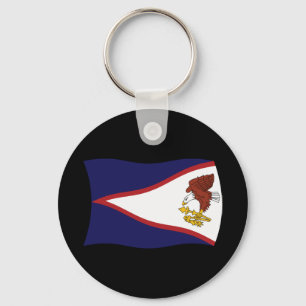 Llavero de la bandera de Samoa Americana