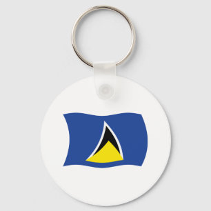 Llavero de la bandera de Santa Lucía