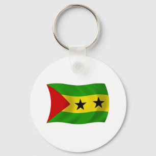 Llavero de la bandera de Santo Tomé y Príncipe