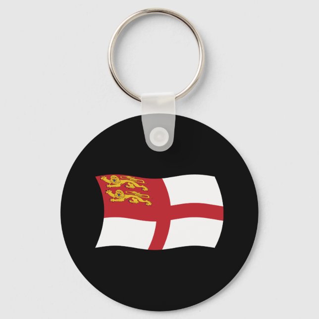 Llavero de la bandera de Sark (Anverso)