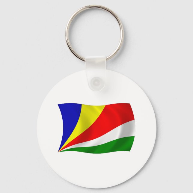 Llavero de la bandera de Seychelles (Anverso)