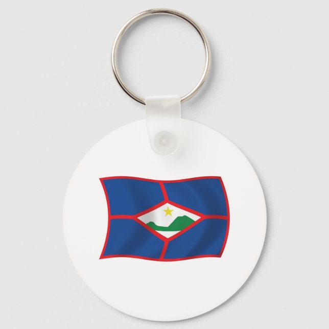Llavero de la bandera de Sint Eustatius (Anverso)