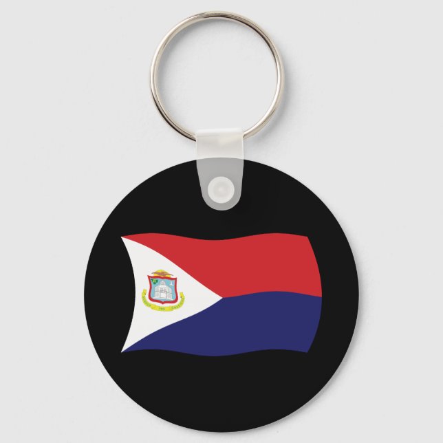 Llavero de la bandera de Sint Maarten (Anverso)