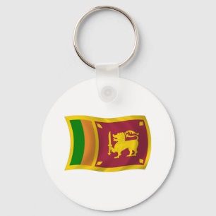 Llavero de la bandera de Sri Lanka