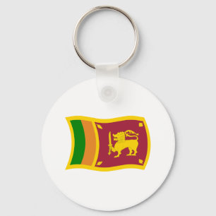 Llavero de la bandera de Sri Lanka