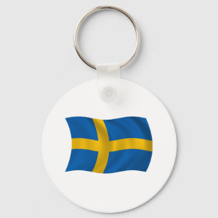 Llavero de la bandera de Suecia