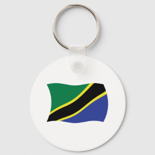 Llavero de la bandera de Tanzania