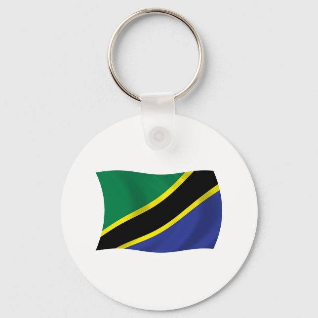 Llavero de la bandera de Tanzania (Anverso)