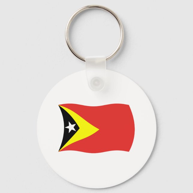 Llavero de la bandera de Timor Oriental (Anverso)