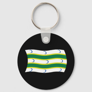 Llavero de la bandera de Turkmenistán