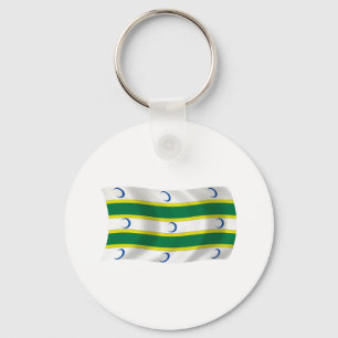 Llavero de la bandera de Turkmenistán