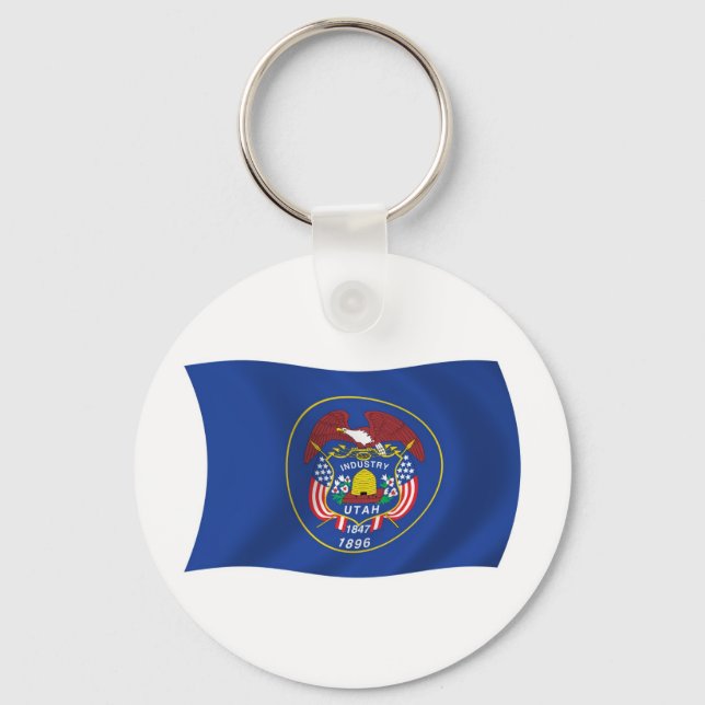 Llavero de la bandera de Utah (Anverso)