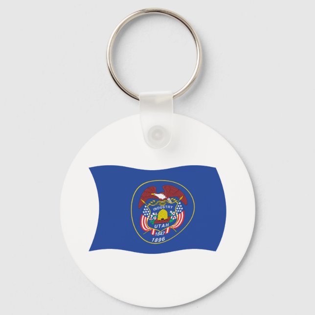 Llavero de la bandera de Utah (Anverso)