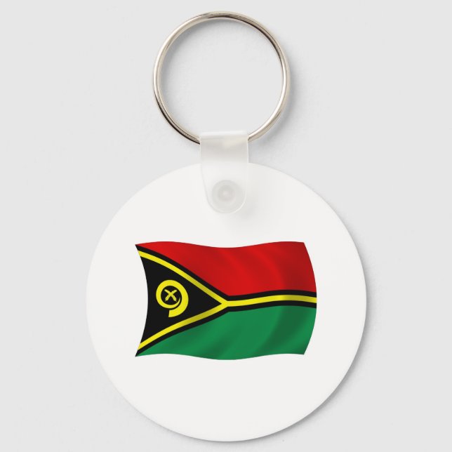 Llavero de la bandera de Vanuatu (Anverso)