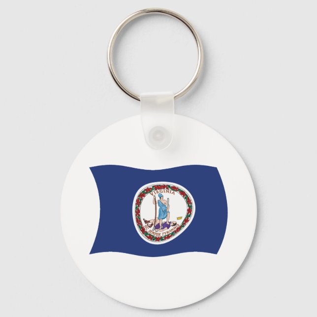 Llavero de la bandera de Virginia (Anverso)