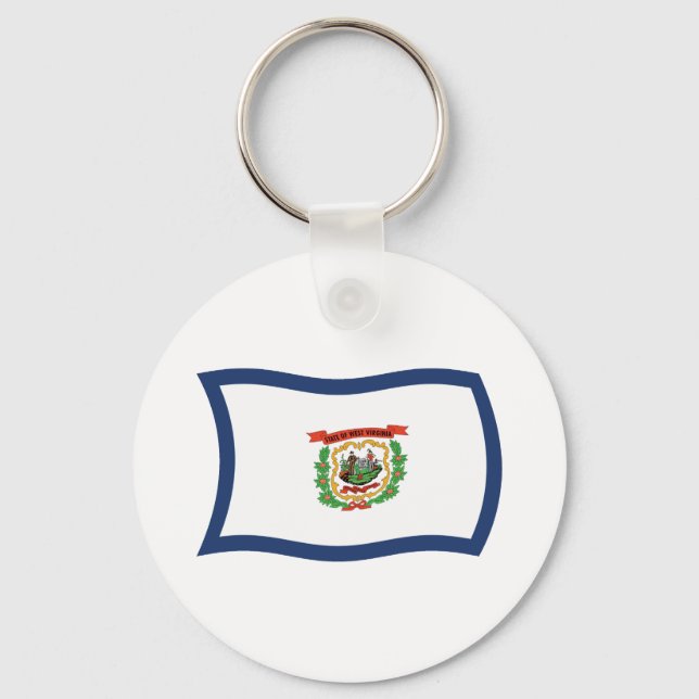 Llavero de la bandera de Virginia Occidental (Anverso)