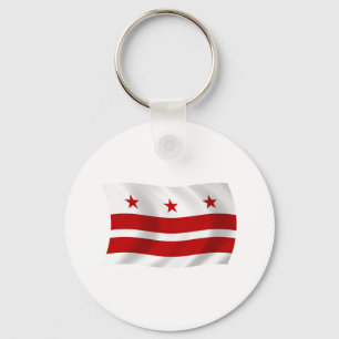Llavero de la bandera de Washington D.C.