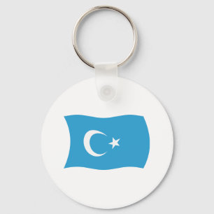 Llavero de la bandera de Xinjiang Uigur