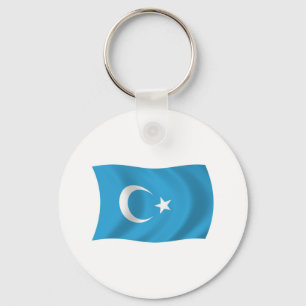 Llavero de la bandera de Xinjiang Uigur
