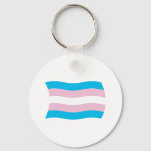 Llavero de la Bandera del Orgullo Transgénero