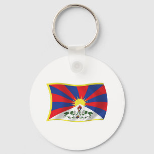 Llavero de la bandera del Tibet